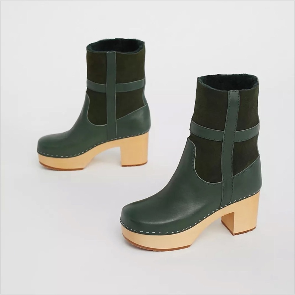 ✨Sold✨Hasbeens Green Clog Boots NIB - Picture 4 of 5
